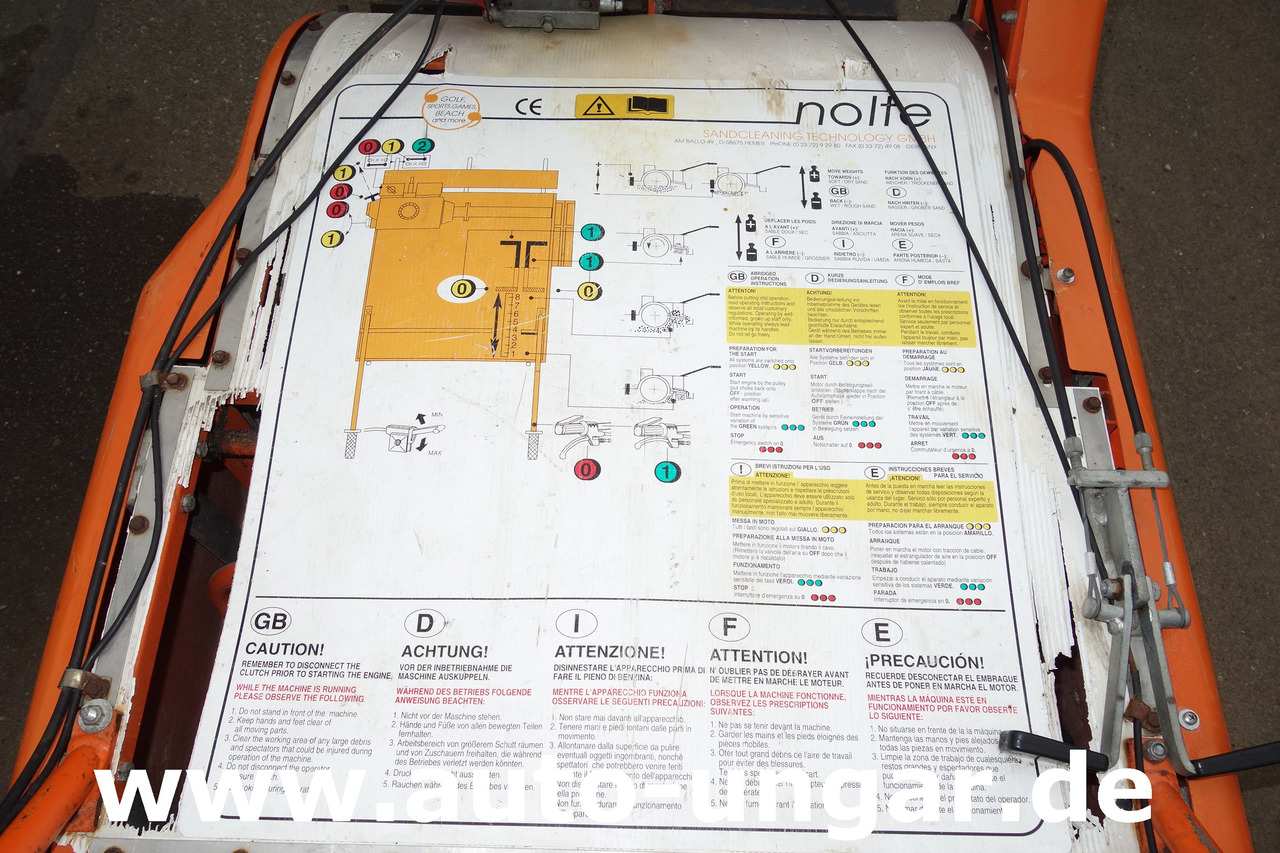 Комунална/ Специална техника Delfino BEACHCLEANER Walk Behind Strandreiniger Nolte Sandcleaning Technology: снимка 9