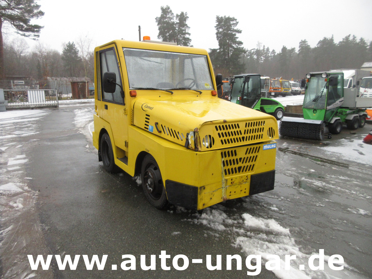 MULAG Comet 6D Baujahr 2015 Gepäckschlepper Pushback Deutz Diesel - Влекач за багаж: снимка 1 MULAG Comet 6D Baujahr 2015 Gepäckschlepper Pushback Deutz Diesel - Влекач за багаж: снимка 1