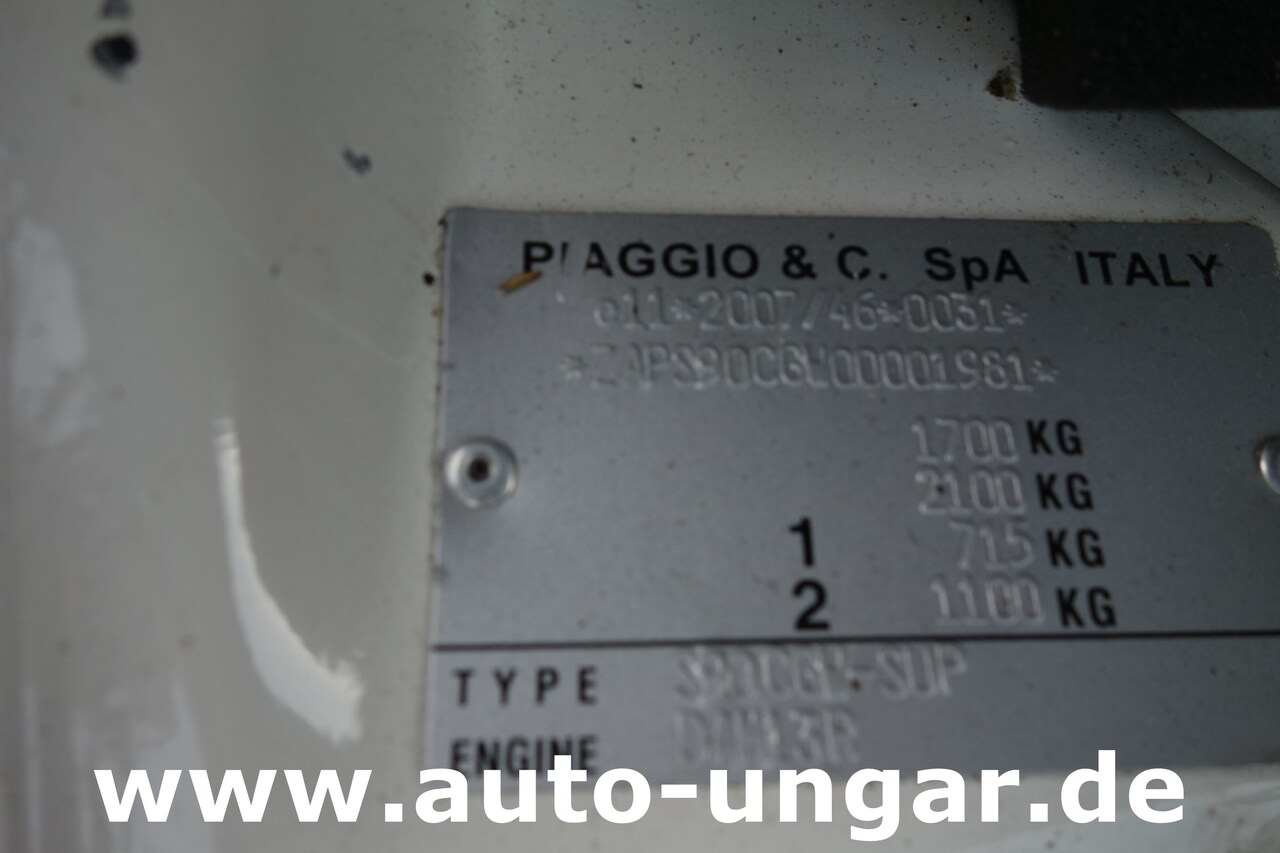 Боклукчийска кола Piaggio Porter S90 Müllwagen IRIDE Tonnenlifter Kipper Kleinmüllwagen Zöller Mini: снимка 21