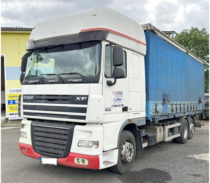 DAF 6x2 FX105.460 EEV BDF 7.2m Kogel retarder automat - Камион с брезент: снимка 1 DAF 6x2 FX105.460 EEV BDF 7.2m Kogel retarder automat - Камион с брезент: снимка 1