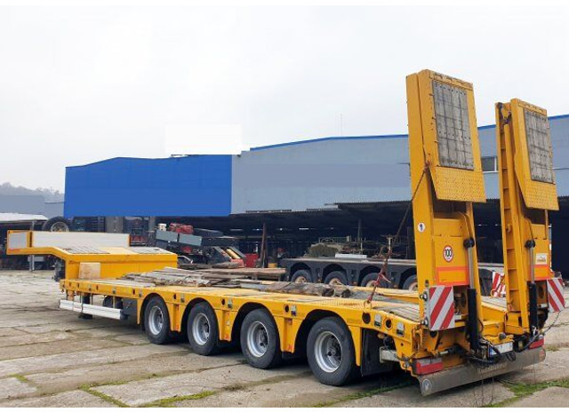 Kässbohrer LB4E - Нискорамна площадка полуремарке: снимка 1 Kässbohrer LB4E - Нискорамна площадка полуремарке: снимка 1