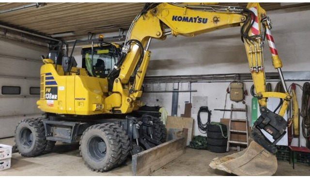 Komatsu PW 138 MR - Колесен багер: снимка 1 Komatsu PW 138 MR - Колесен багер: снимка 1
