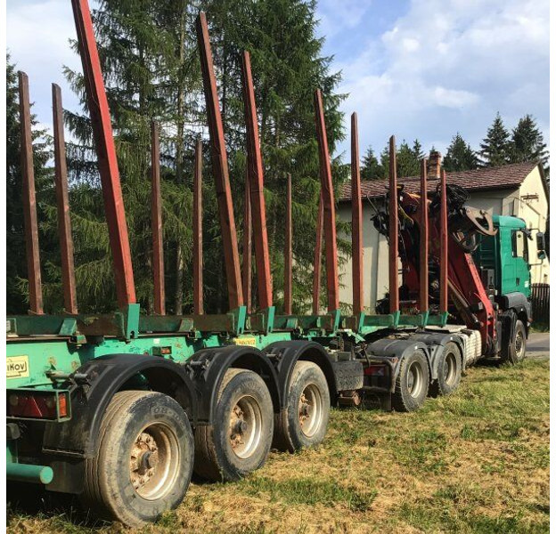 MAN TGA 33.480 - Камион за дърва, Камион с кран: снимка 2 MAN TGA 33.480 - Камион за дърва, Камион с кран: снимка 2
