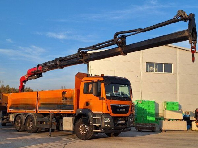 MAN TGS 26.440 - Бордови камион, Камион с кран: снимка 2 MAN TGS 26.440 - Бордови камион, Камион с кран: снимка 2