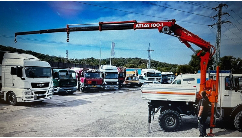 Mercedes-Benz UNIMOG 427.11 +12m! - Самосвал камион, Камион с кран: снимка 3 Mercedes-Benz UNIMOG 427.11 +12m! - Самосвал камион, Камион с кран: снимка 3