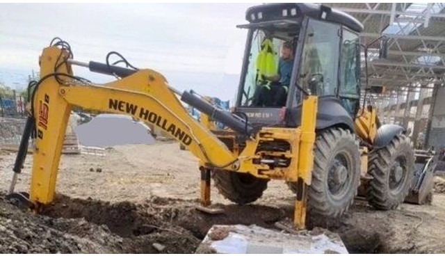 New Holland B115B - Багер-товарач: снимка 2 New Holland B115B - Багер-товарач: снимка 2