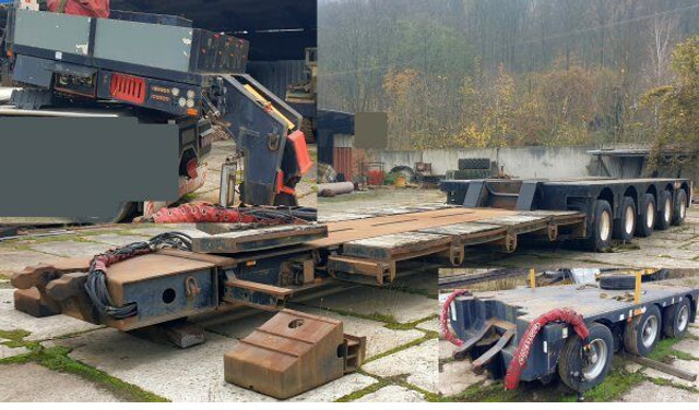 Nooteboom 97t/ca18m EURO 124-35 (5+3) - Нискорамна площадка полуремарке: снимка 4 Nooteboom 97t/ca18m EURO 124-35 (5+3) - Нискорамна площадка полуремарке: снимка 4