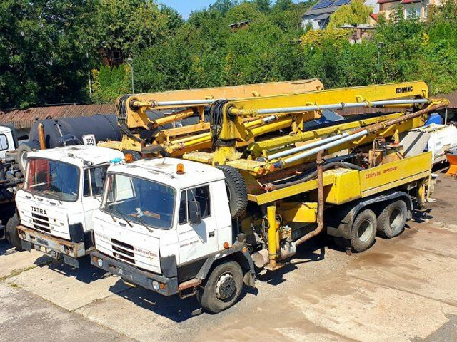 Schwing 25m BPL 601 +6x6 Tatra 815 (DOCS/KFZ MACHINE +1 no docs/kein kfz - Стационарна бетон помпа: снимка 1 Schwing 25m BPL 601 +6x6 Tatra 815 (DOCS/KFZ MACHINE +1 no docs/kein kfz - Стационарна бетон помпа: снимка 1