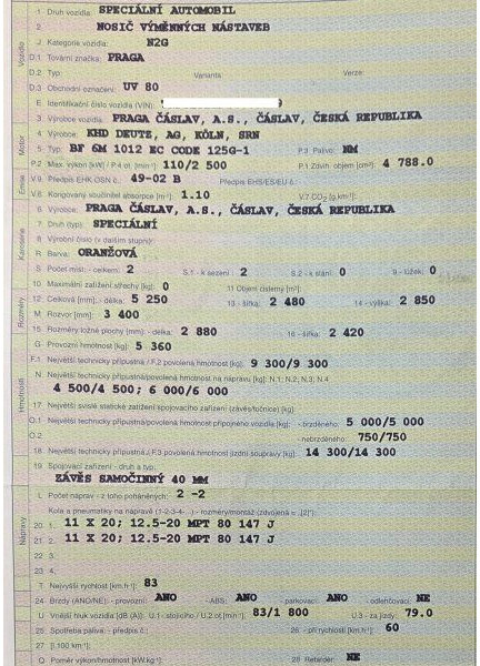 Praga UV 80 +Kobit - Строителна техника: снимка 4 Praga UV 80 +Kobit - Строителна техника: снимка 4