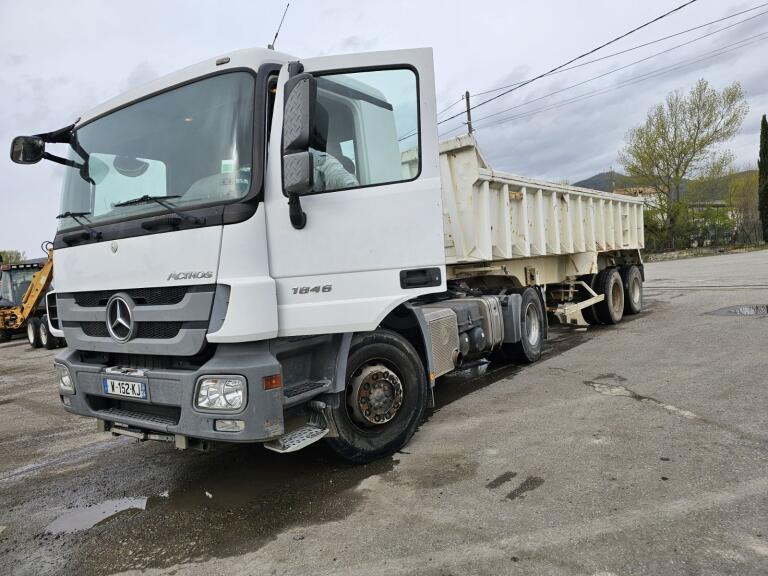 Mercedes Actros 1846 - Влекач, Самосвал полуремарке: снимка 1 Mercedes Actros 1846 - Влекач, Самосвал полуремарке: снимка 1