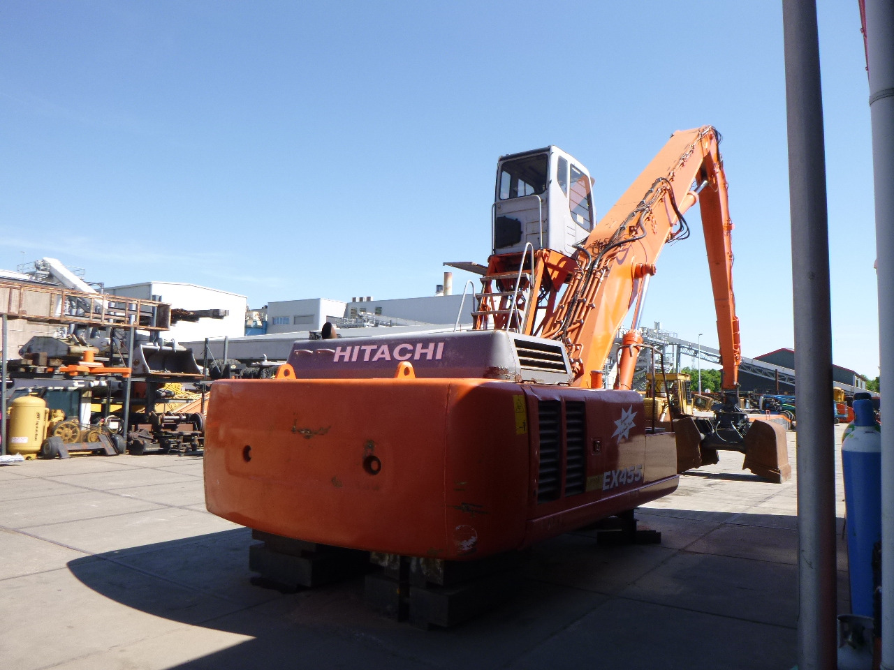 FIAT-HITACHI EX455 Stationary dock/ship material handler - Багер за манипулиране на материали: снимка 4 FIAT-HITACHI EX455 Stationary dock/ship material handler - Багер за манипулиране на материали: снимка 4