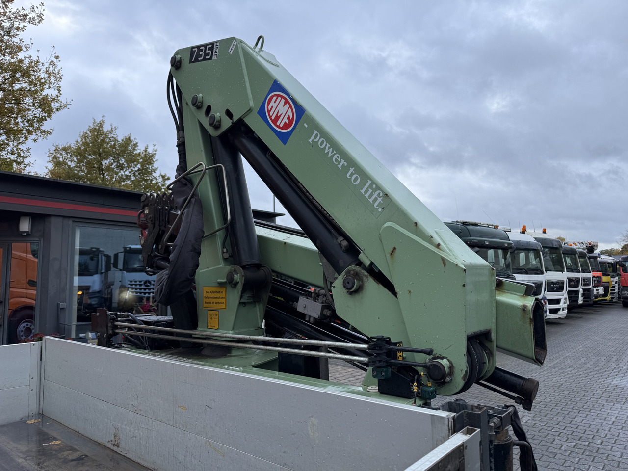 Iveco EuroCargo 80E22 Kran HMF 735 bis 15 Meter - Бордови камион, Камион с кран: снимка 4 Iveco EuroCargo 80E22 Kran HMF 735 bis 15 Meter - Бордови камион, Камион с кран: снимка 4