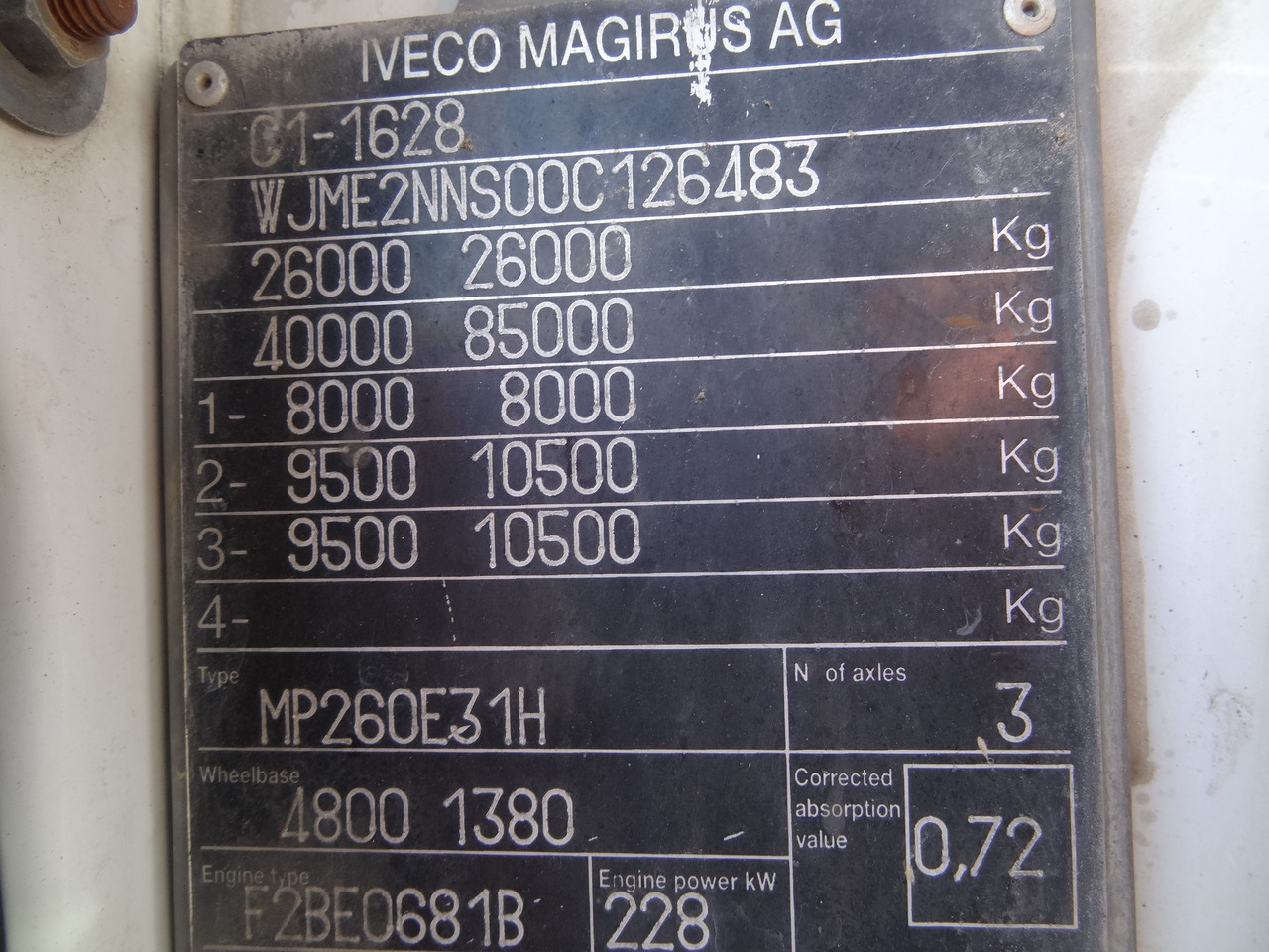 Iveco EuroTrakker 260E31 6X4 Palfinger 36002 - Бордови камион, Камион с кран: снимка 3 Iveco EuroTrakker 260E31 6X4 Palfinger 36002 - Бордови камион, Камион с кран: снимка 3