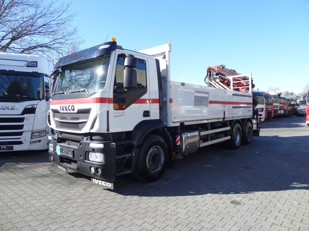 Iveco Stralis 420 6X2 Montagekran Fassi F335 28Meter - Камион с кран, Бордови камион: снимка 1 Iveco Stralis 420 6X2 Montagekran Fassi F335 28Meter - Камион с кран, Бордови камион: снимка 1