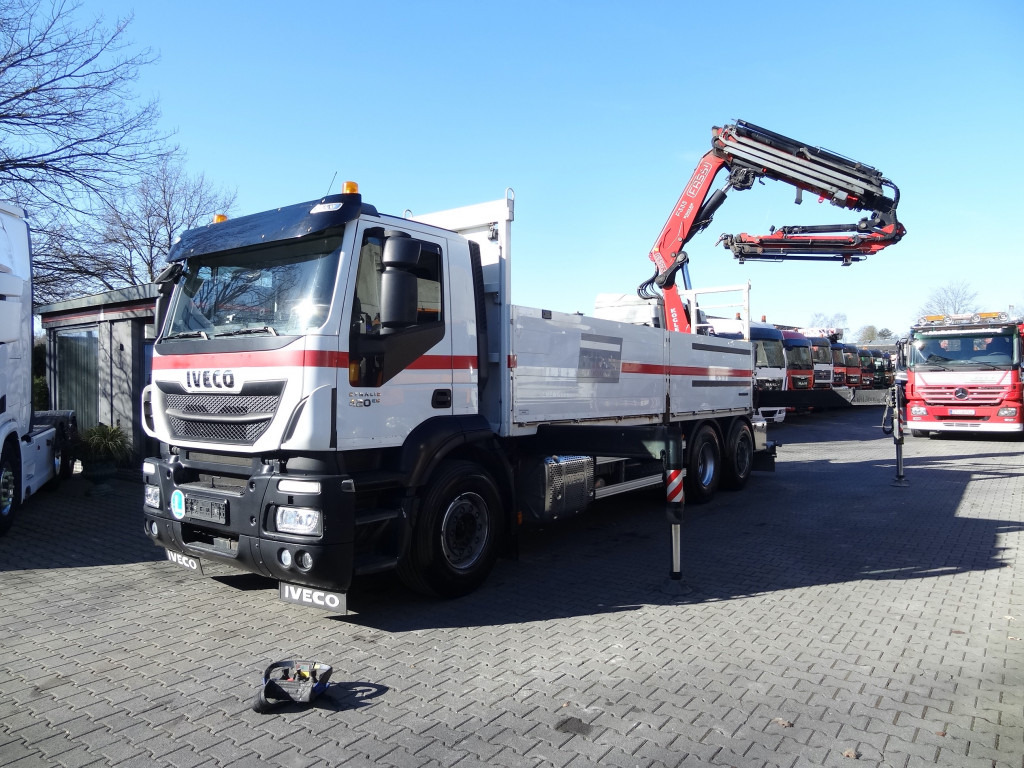 Iveco Stralis 420 6X2 Montagekran Fassi F335 28Meter - Бордови камион, Камион с кран: снимка 1 Iveco Stralis 420 6X2 Montagekran Fassi F335 28Meter - Бордови камион, Камион с кран: снимка 1