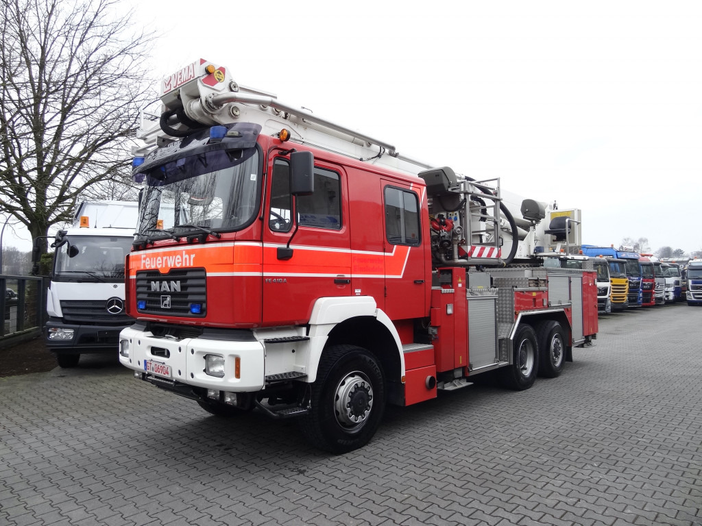 MAN FE 410 6X6 Feuerwehr Vema Lift 32 Meter - Автовишка: снимка 1 MAN FE 410 6X6 Feuerwehr Vema Lift 32 Meter - Автовишка: снимка 1