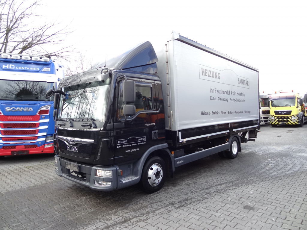 MAN TGL 8.220 BL - Камион с брезент: снимка 1 MAN TGL 8.220 BL - Камион с брезент: снимка 1