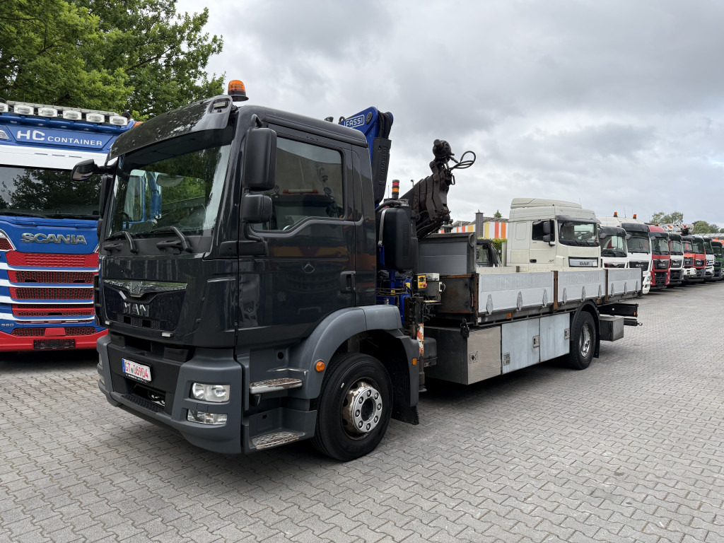 MAN TGM 15.250 Kran Fassi F150 - Бордови камион, Камион с кран: снимка 1 MAN TGM 15.250 Kran Fassi F150 - Бордови камион, Камион с кран: снимка 1