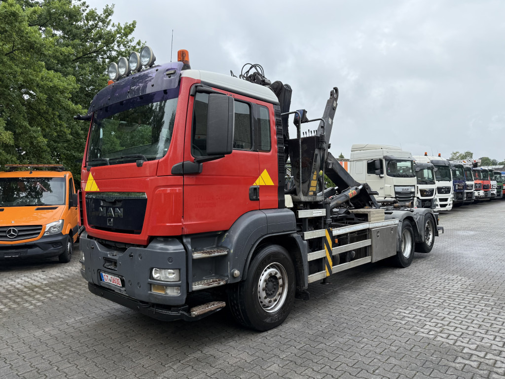 MAN TGS 26.360 6X2 Haken mit Kran HMF 1643Z - Мултилифт с кука камион, Камион с кран: снимка 1 MAN TGS 26.360 6X2 Haken mit Kran HMF 1643Z - Мултилифт с кука камион, Камион с кран: снимка 1