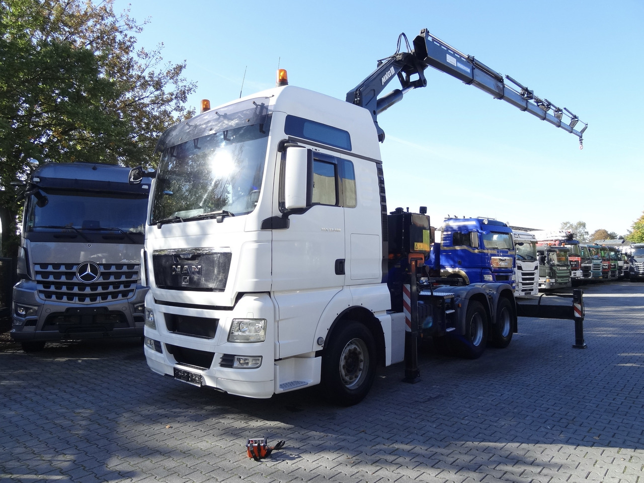 MAN TGX 33.480 6X4 Kran MKG 381 bis 20 Meter - Камион с кран, Влекач: снимка 1 MAN TGX 33.480 6X4 Kran MKG 381 bis 20 Meter - Камион с кран, Влекач: снимка 1