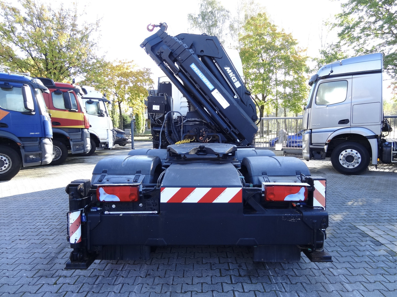 Камион с кран, Влекач MAN TGX 33.480 6X4 Kran MKG 381 bis 20 Meter: снимка 15