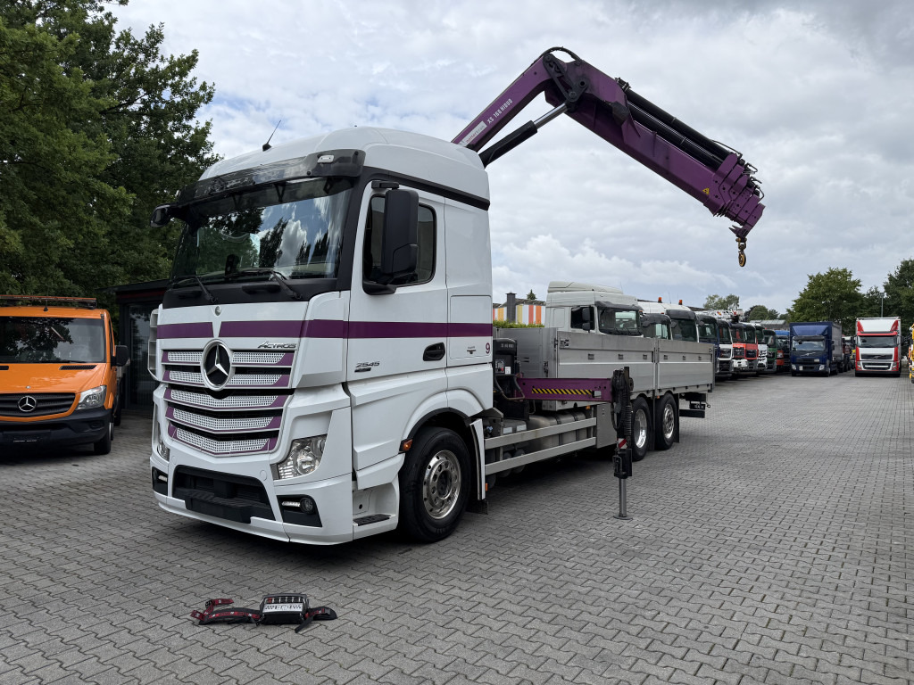 Mercedes-Benz Actros 2545 6X2 HIAB 166 bis 19 Meter - Бордови камион, Камион с кран: снимка 1 Mercedes-Benz Actros 2545 6X2 HIAB 166 bis 19 Meter - Бордови камион, Камион с кран: снимка 1