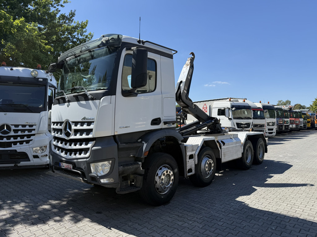 Mercedes-Benz Arocs 3245 K 8X4 Haken - Мултилифт с кука камион: снимка 1 Mercedes-Benz Arocs 3245 K 8X4 Haken - Мултилифт с кука камион: снимка 1