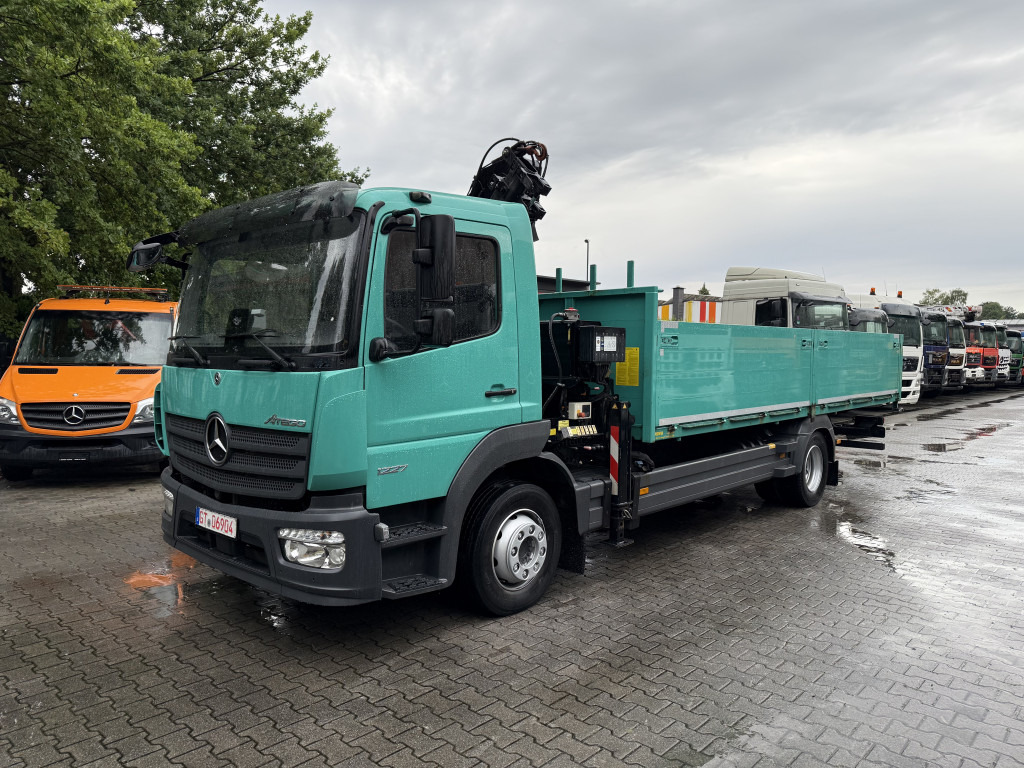 Mercedes-Benz Atego 1227 Kran MKG 96 - Бордови камион, Камион с кран: снимка 1 Mercedes-Benz Atego 1227 Kran MKG 96 - Бордови камион, Камион с кран: снимка 1