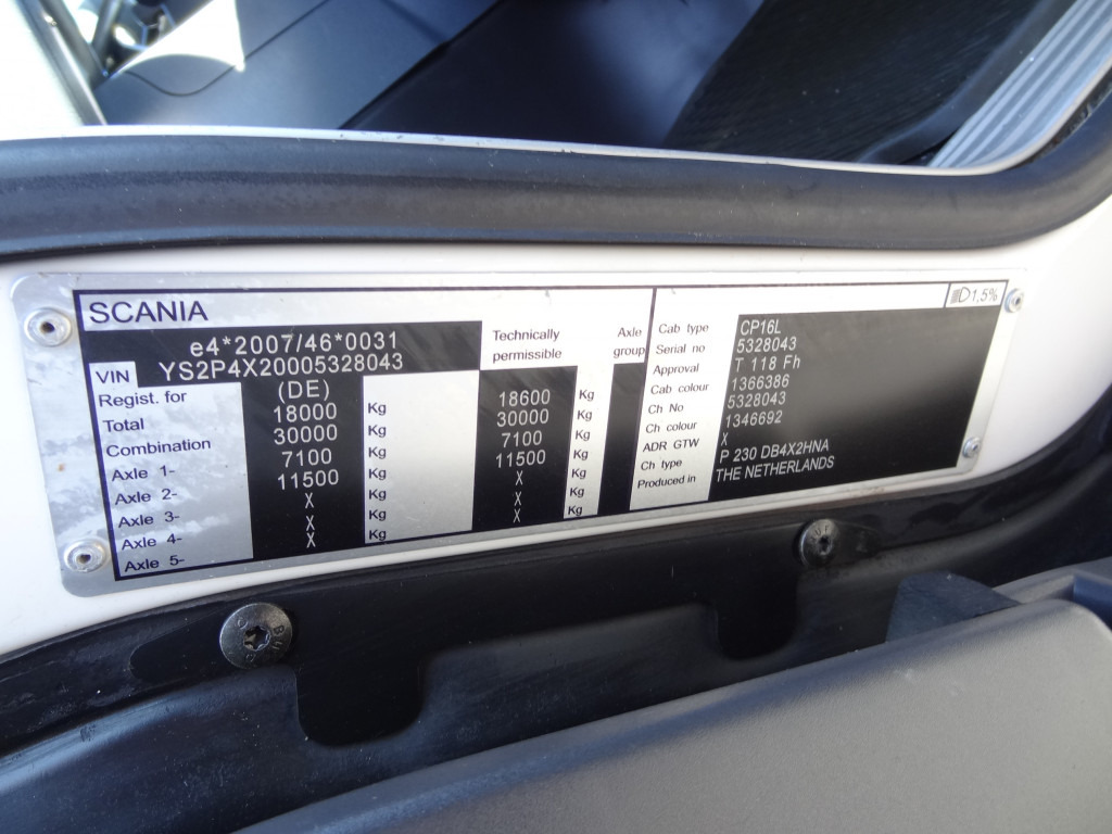 Scania P230 4X2 Kran Atlas 92.2 A2 - Камион с кран, Бордови камион: снимка 4 Scania P230 4X2 Kran Atlas 92.2 A2 - Камион с кран, Бордови камион: снимка 4