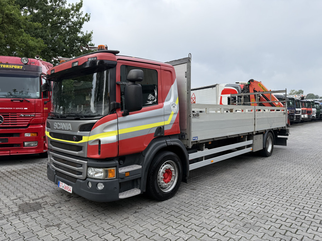 Scania P410 4X2 Palfinger PK 13001 - Бордови камион, Камион с кран: снимка 1 Scania P410 4X2 Palfinger PK 13001 - Бордови камион, Камион с кран: снимка 1