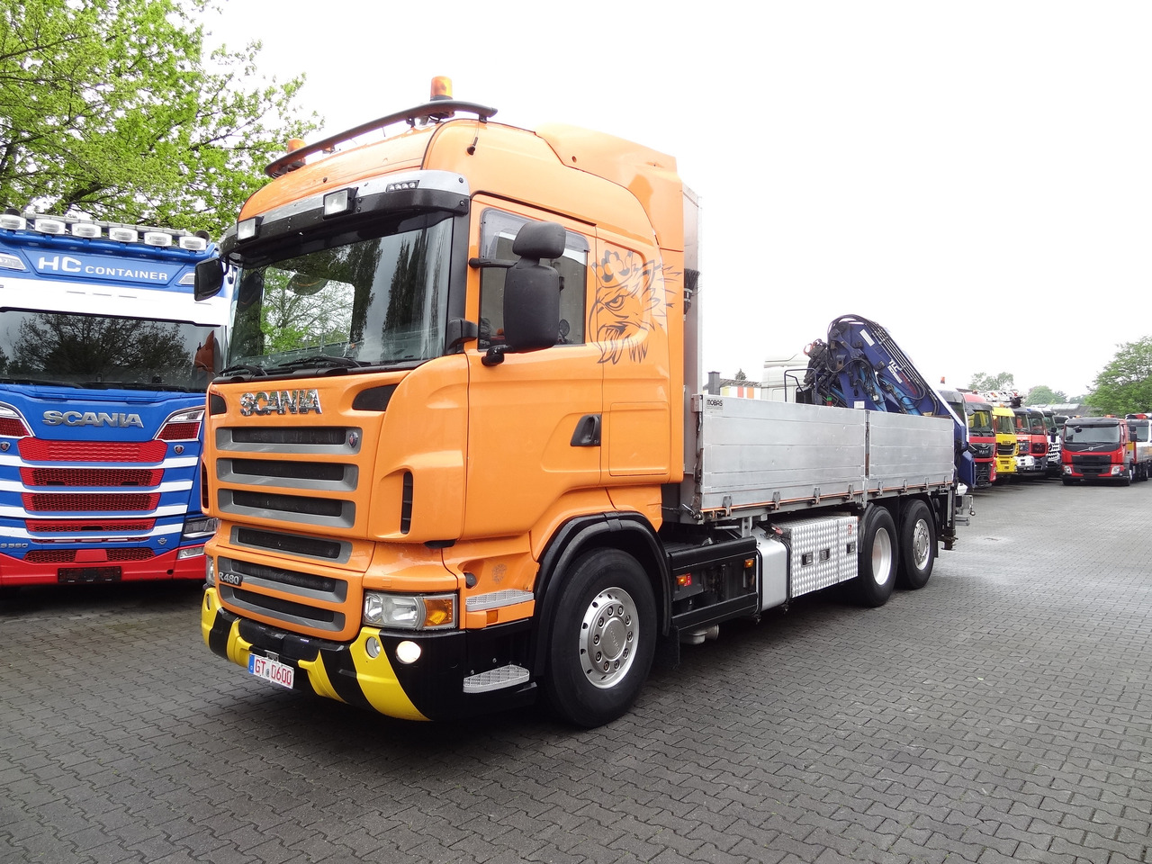 Scania R480 6X2*4 Kran Atlas 240 bis 20 Meter - Бордови камион, Камион с кран: снимка 1 Scania R480 6X2*4 Kran Atlas 240 bis 20 Meter - Бордови камион, Камион с кран: снимка 1
