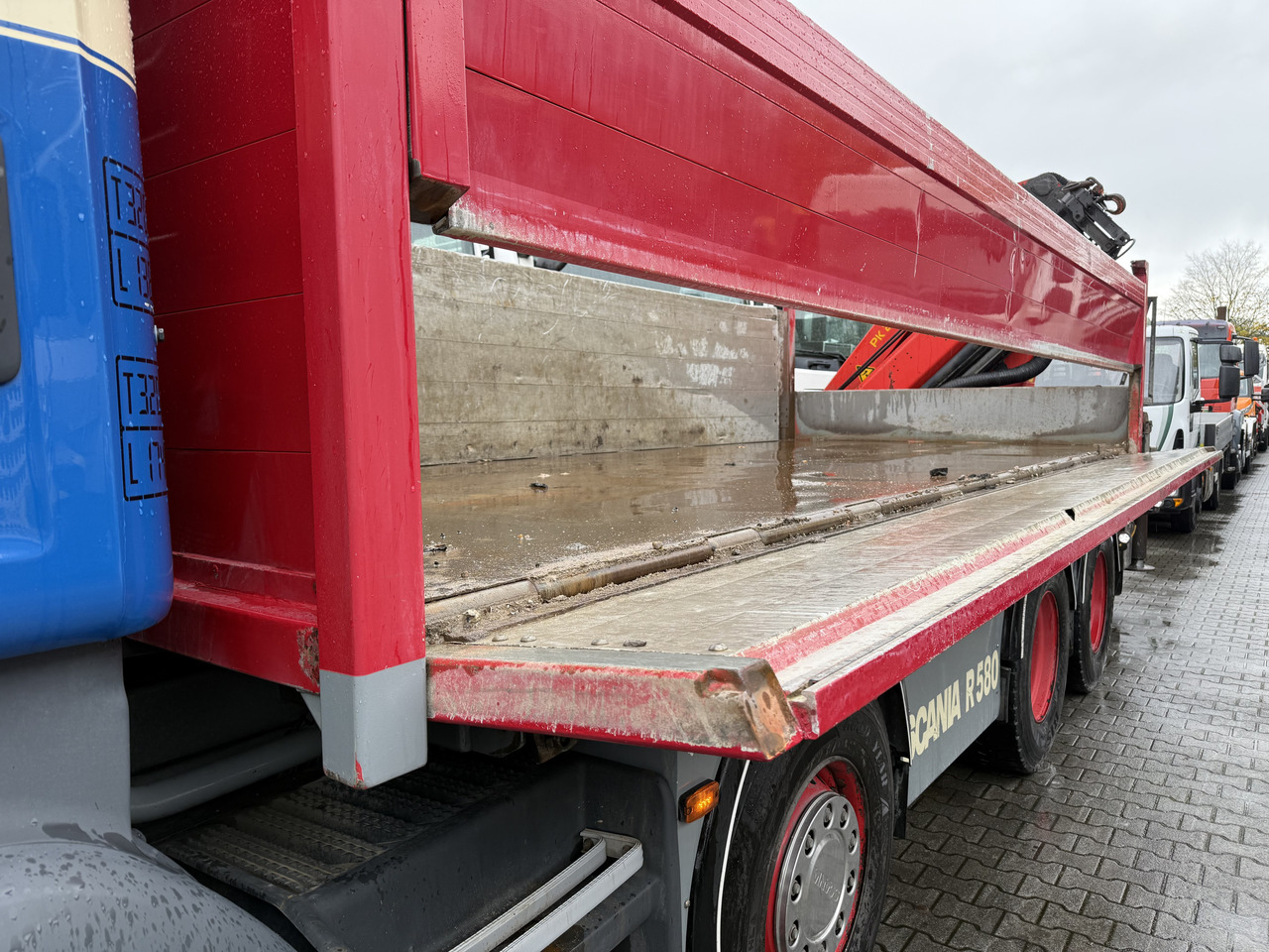 Scania R580 V8 8X4 Kipper Kran Palfinger 22002 - Камион с кран, Самосвал камион: снимка 5 Scania R580 V8 8X4 Kipper Kran Palfinger 22002 - Камион с кран, Самосвал камион: снимка 5
