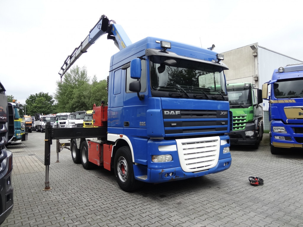 Влекач Daf XF105 460 6X2 Kran Palfinger 34002: снимка 9