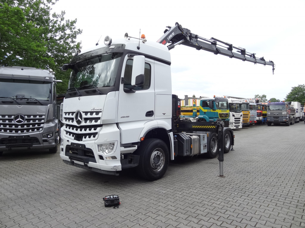 Mercedes-Benz Arocs 2648 LS 6X4 Kran Hiab X-HiPro 302 - Влекач: снимка 1 Mercedes-Benz Arocs 2648 LS 6X4 Kran Hiab X-HiPro 302 - Влекач: снимка 1
