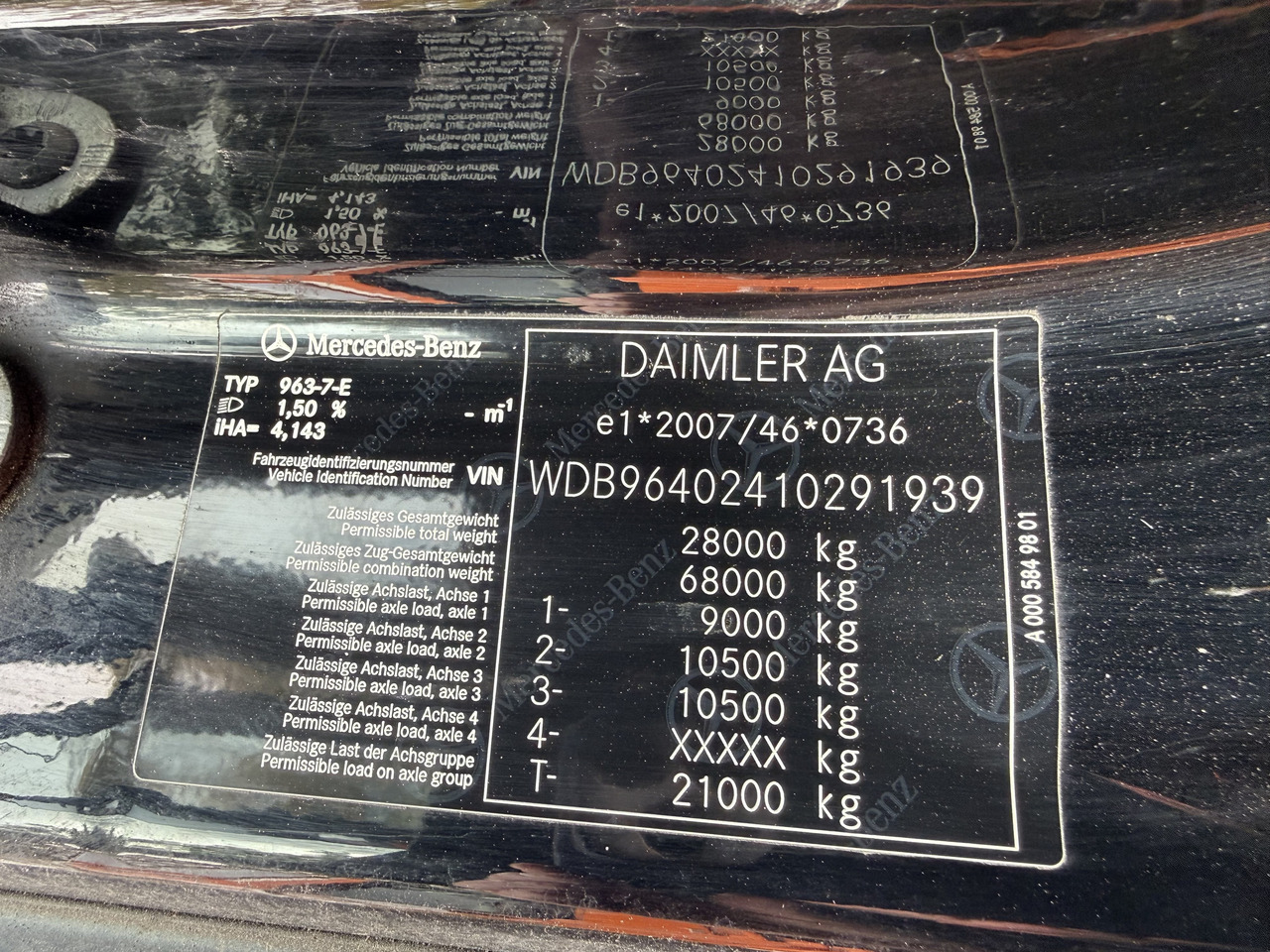 Mercedes-Benz Arocs 2653 6X4 Kran Kesla 2124L - Влекач: снимка 5 Mercedes-Benz Arocs 2653 6X4 Kran Kesla 2124L - Влекач: снимка 5