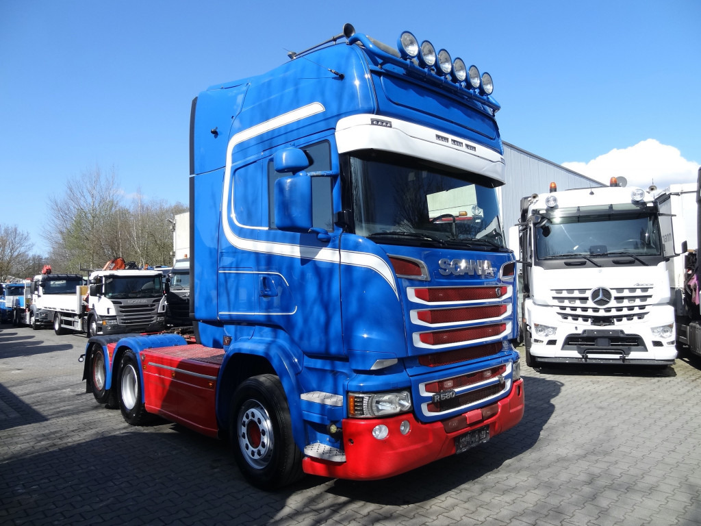 Влекач Scania R580 V8 6X2 Topline: снимка 8