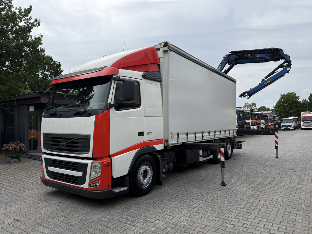 Volvo FH420 6X2*4 Palfinger 29002 bis 27 Meter - Бордови камион, Камион с кран: снимка 1 Volvo FH420 6X2*4 Palfinger 29002 bis 27 Meter - Бордови камион, Камион с кран: снимка 1