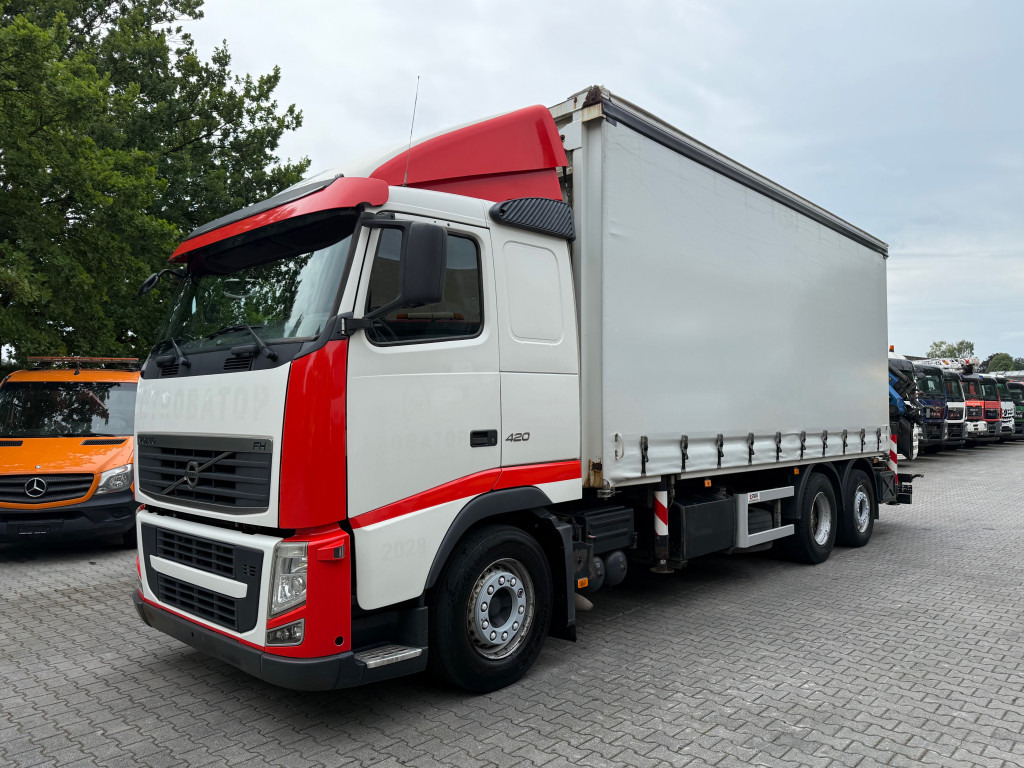 Volvo FH420 6X2*4 Palfinger 29002 bis 27 Meter - Камион с брезент, Камион с кран: снимка 1 Volvo FH420 6X2*4 Palfinger 29002 bis 27 Meter - Камион с брезент, Камион с кран: снимка 1