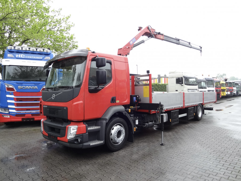 Volvo FL 280.18 mit Kran HMF 910 K3 - Бордови камион, Камион с кран: снимка 1 Volvo FL 280.18 mit Kran HMF 910 K3 - Бордови камион, Камион с кран: снимка 1