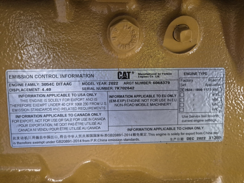 Caterpillar 3054C DITAAC Engine + Radiator - Двигател за Промишлено оборудване: снимка 2 Caterpillar 3054C DITAAC Engine + Radiator - Двигател за Промишлено оборудване: снимка 2