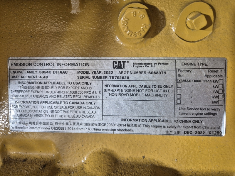 Caterpillar 3054C DITAAC Engine + Radiator - Двигател за Промишлено оборудване: снимка 2 Caterpillar 3054C DITAAC Engine + Radiator - Двигател за Промишлено оборудване: снимка 2