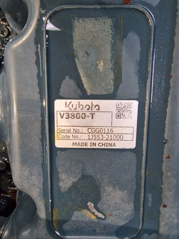 Kubota V3800-DI-T-ET18 Engine (Plant) - Двигател за Строителна техника: снимка 2 Kubota V3800-DI-T-ET18 Engine (Plant) - Двигател за Строителна техника: снимка 2