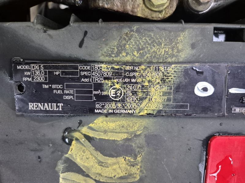 Renault DXI5 180-EEV Engine (Truck) - Двигател за Камион: снимка 2 Renault DXI5 180-EEV Engine (Truck) - Двигател за Камион: снимка 2