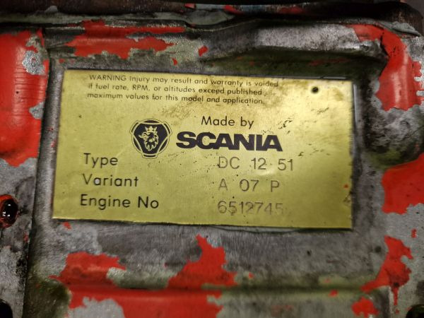 Scania DC12 51A Engine (Industrial) - Двигател за Промишлено оборудване: снимка 2 Scania DC12 51A Engine (Industrial) - Двигател за Промишлено оборудване: снимка 2
