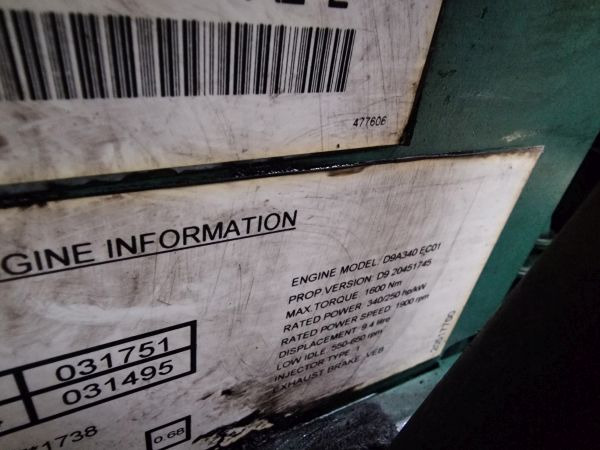 Volvo D9A 340 – EC01 Engine (Truck) - Двигател за Камион: снимка 3 Volvo D9A 340 – EC01 Engine (Truck) - Двигател за Камион: снимка 3