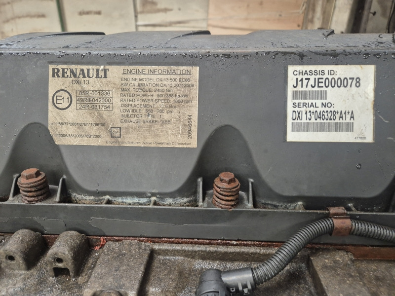 Volvo DXi13 500 EC06 Engine (Truck) - Двигател за Камион: снимка 2 Volvo DXi13 500 EC06 Engine (Truck) - Двигател за Камион: снимка 2