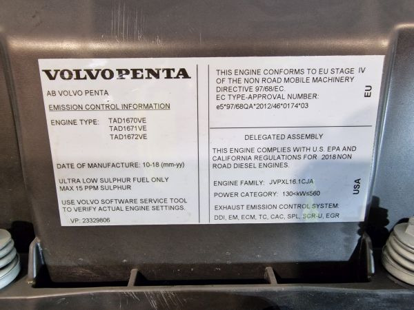 Volvo TAD1672VE Engine (Industrial) New - Двигател за Промишлено оборудване: снимка 2 Volvo TAD1672VE Engine (Industrial) New - Двигател за Промишлено оборудване: снимка 2