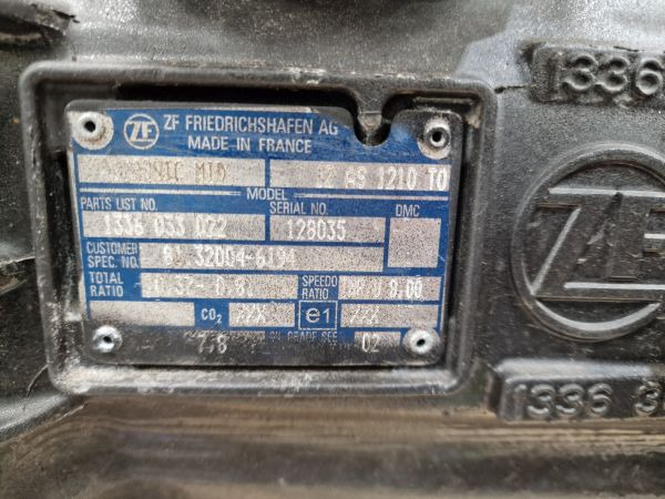 ZF 12AS1210TO EUR6d (Nearly New) Gearbox - Скоростна кутия: снимка 2 ZF 12AS1210TO EUR6d (Nearly New) Gearbox - Скоростна кутия: снимка 2
