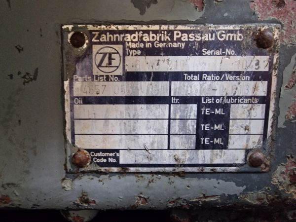 ZF Industrial/Hyundai 6WG-210 Transmission - Скоростна кутия: снимка 2 ZF Industrial/Hyundai 6WG-210 Transmission - Скоростна кутия: снимка 2