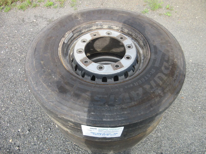 Bridgestone 385 / 65 R 22.5 OPLEGGER BANDEN MET STAAL WIEL - Гума за Камион: снимка 2 Bridgestone 385 / 65 R 22.5 OPLEGGER BANDEN MET STAAL WIEL - Гума за Камион: снимка 2